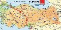T�rkeitour 2008 - Unsere Route
